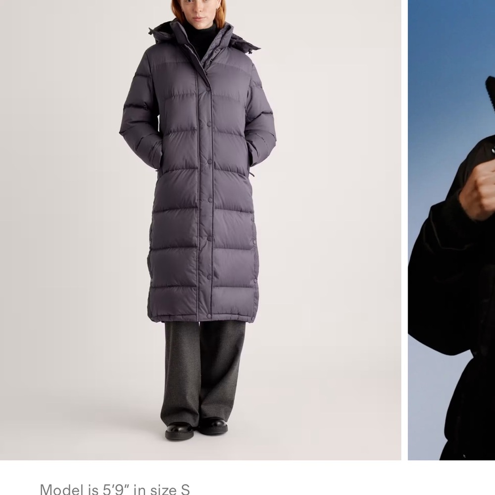 Quince goose down long puffer jacket